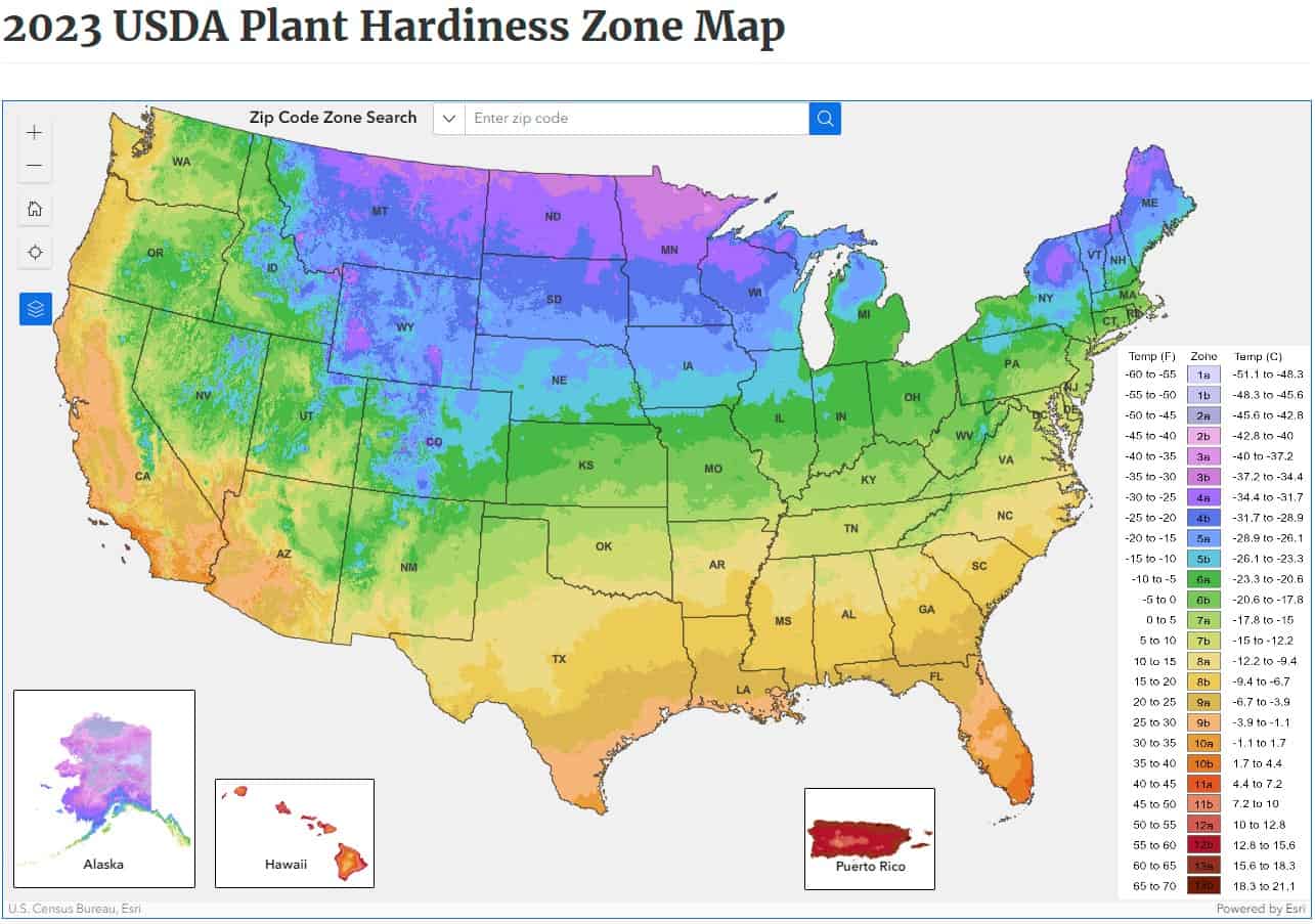 USDA Plant Hardiness Zone Map (2023 Change) * Big Weblog of Gardening